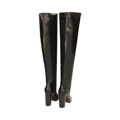 Stivali overknee neri, tacco 9,5 cm , Primadonna, 203072301EPNERO036, 003 preview