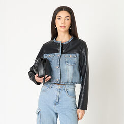 Giubbino donna jeans, Primadonna, 256500027TSJEANL, 002a