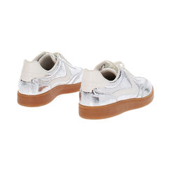 Sneakers donna argento in crack laminato, Scarpe, 250124015LCARGE035, 004 preview