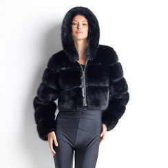 Cappotto nero corto, Primadonna, 22B402303FUNEROL, 003 preview