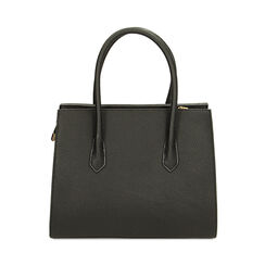 Borsa a mano nera quadrata, Primadonna, 225702482EPNEROUNI, 003 preview