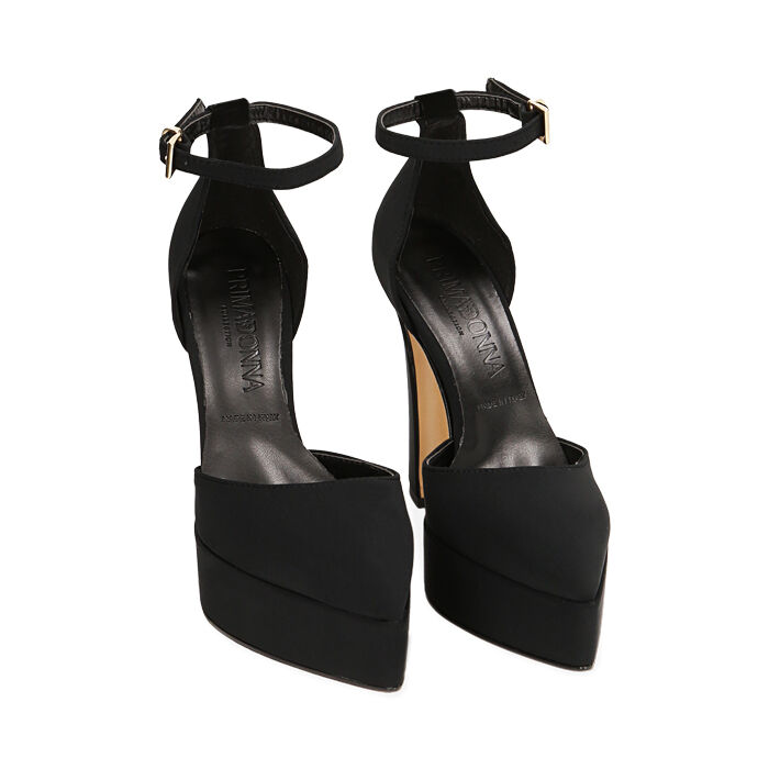 Decollete donna platform nere tacco 12 5 cm Primadonna Collection