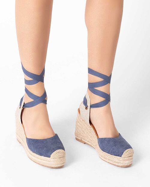 Campesine donna jeans in canvas, JEANS