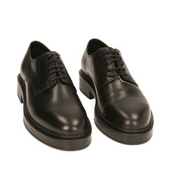 ZAPATOS ACORDONADO PIEL NERO, Primadonna, 20B813503PENERO036, 002a
