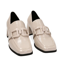 WOMEN SHOES MOCASSINS NAPLACK PANN, 224937148NPPANN036, 002a