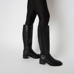 Stivali neri con elastico, Primadonna, 260626005EPNERO040, 002 preview