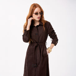 Trench marron avec design sophistiqu&eacute;, Primadonna, 27C925575MFMOROL, 003 preview