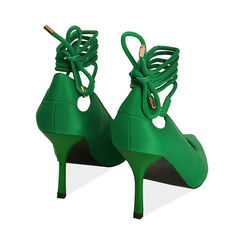 Décolleté de lycra verde, tacón de 8,5 cm, Primadonna, 182162815LYVERD036, 004 preview