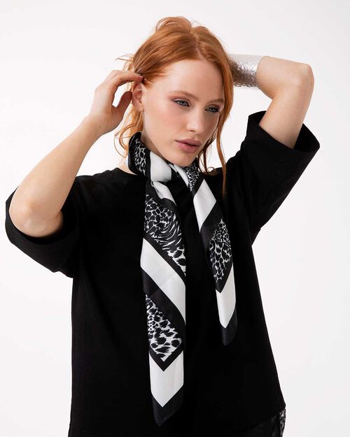 ACCESSORIES FOULARD FABRIC NELE, MULTI COLOR