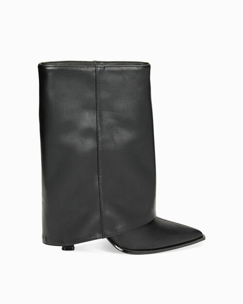 Tronchetti neri, tacco 9,5 cm, BLACK