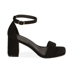 ZAPATOS SANDALIA MICROFIBRA NERO, Primadonna, 214946335MFNERO035, 001 preview