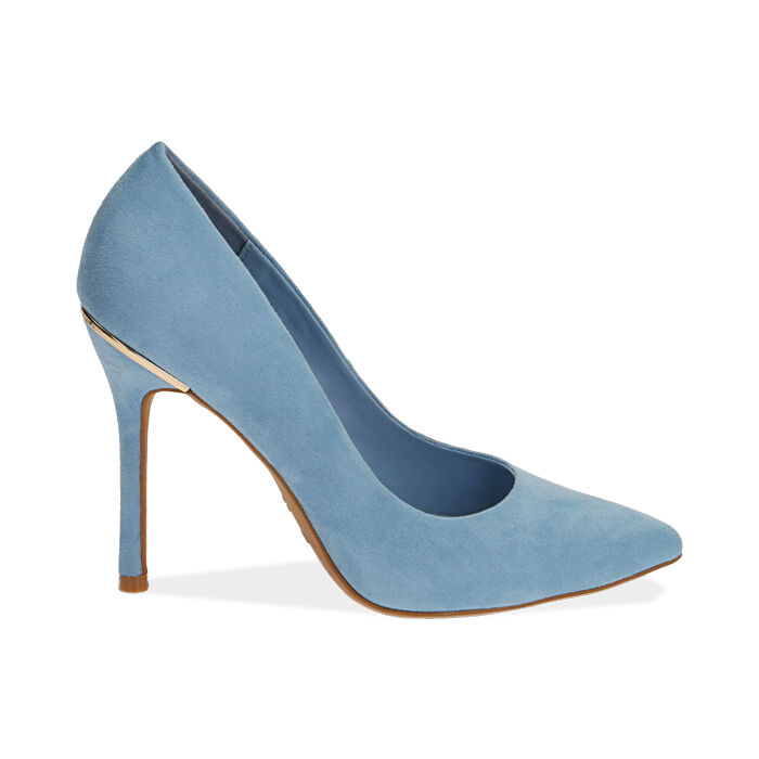Escarpin shop bleu ciel