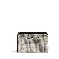 Portafogli con strass argento, Primadonna, 225122516LMARGEUNI, 001a