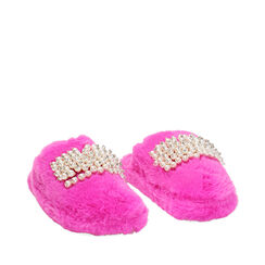 Pantofole fucsia chic, 244702416FUFUCS036, 002a