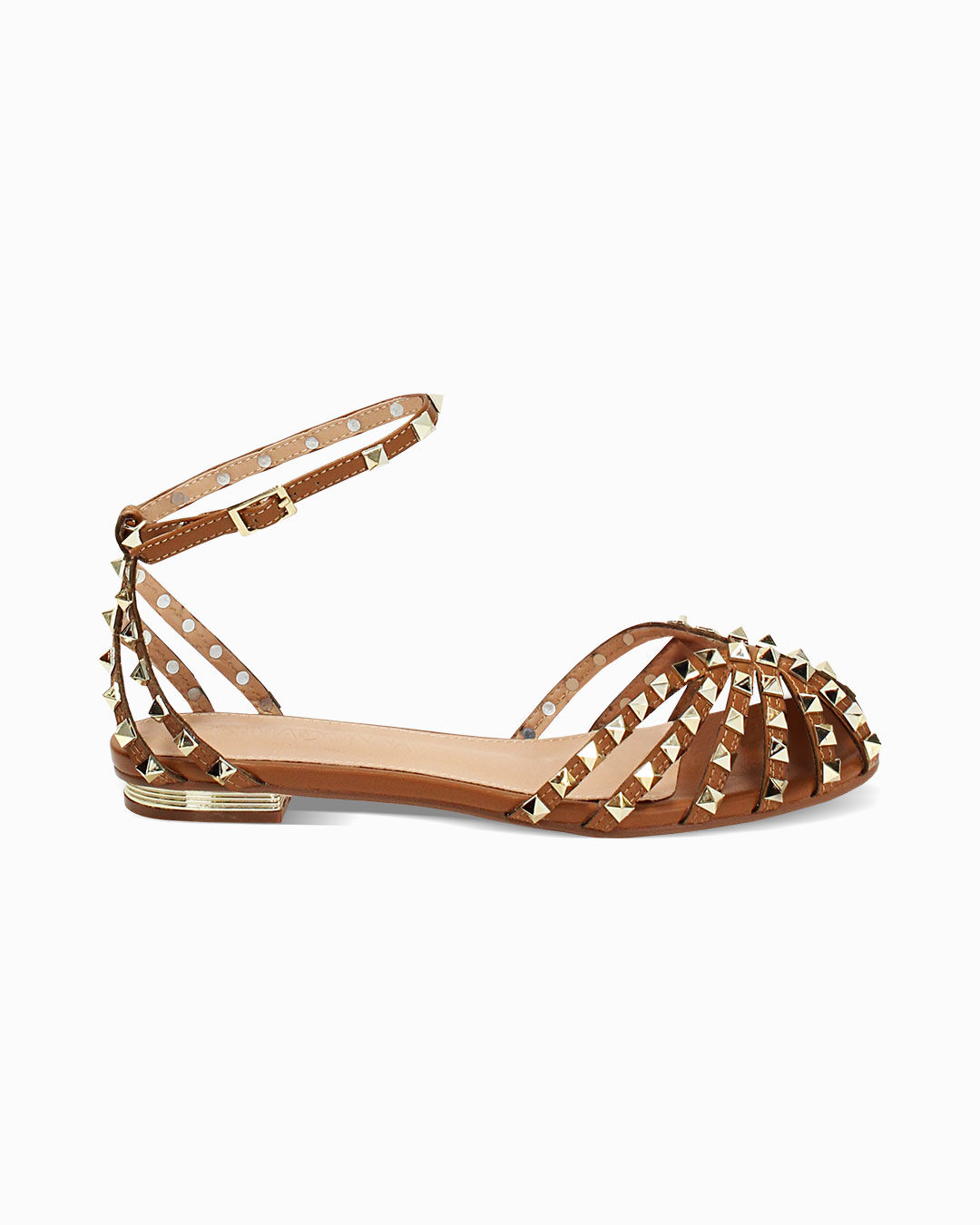 Ballerine slingback donna cognac