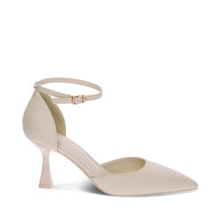 Décolleté Open Shank panna, tacco 8 cm, Primadonna, 234934819EPPANN035, 001a