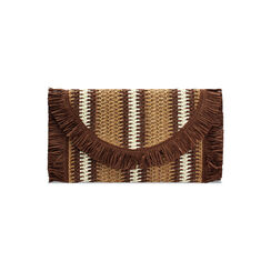 Pochette da mare in paglia marrone, Primadonna, 25J904698PGMARRUNI, 001 preview