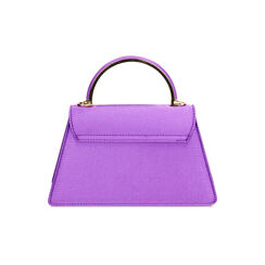 Mini bolsa mujer violeta en satén, Primadonna, 255126021RSVIOLUNI, 004 preview