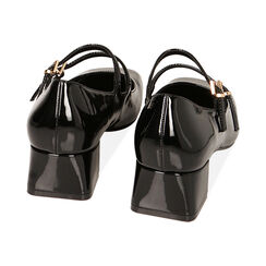 Décolleté nere in vernice, tacco 4 cm, Primadonna, 224907902VENERO036, 003 preview