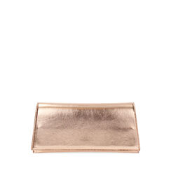 Pochette donna rosa oro in laminato, Primadonna, 255126220LMRAORUNI, 001a