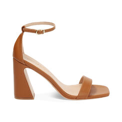 Sandale à talon femme cognac chic, Primadonna, 252200608EPCOGN035, 001 preview