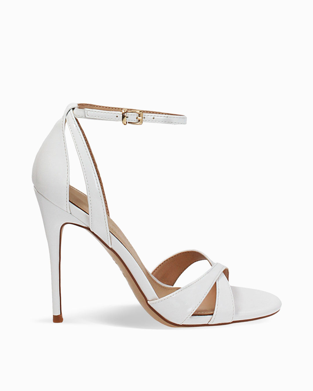 Sandali bianchi tacco 11,5 cm