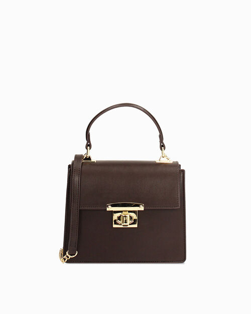 BAG MINI BAG SYNTHETIC MORO, DK BROWN