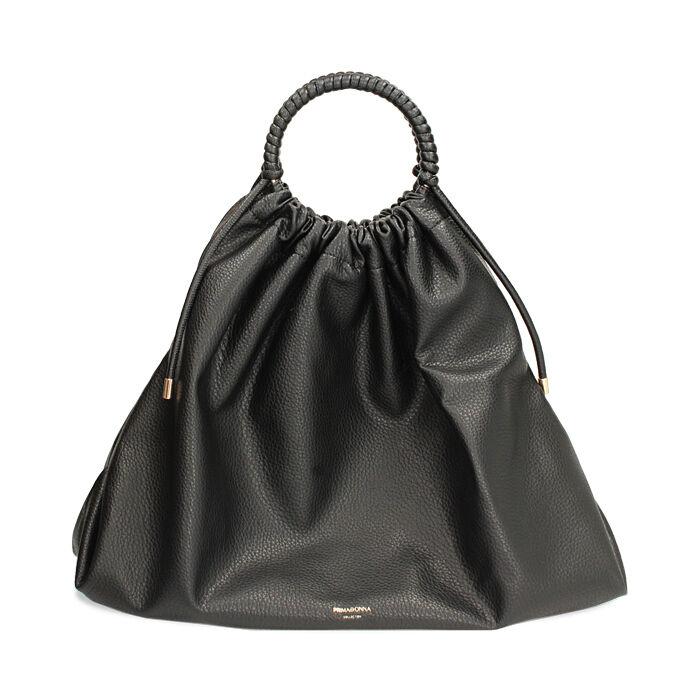 Sac à main noir avec 3 poches et design moderne, Primadonna, 262341875EPNEROUNI