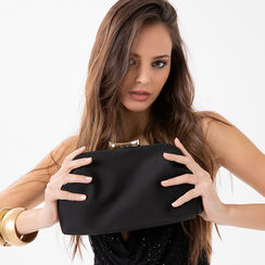 Pochette nera con tracolla removibile, Primadonna, 275126492LYNEROUNI, 002a