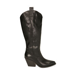 WOMEN SHOES BOOTS SYNTHETIC NERO, Primadonna, 233073127EPNERO035, 001a