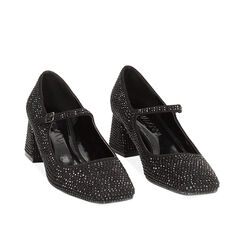 Escarpins noir-noir pailletés, 244981311MPNENE036, 002a