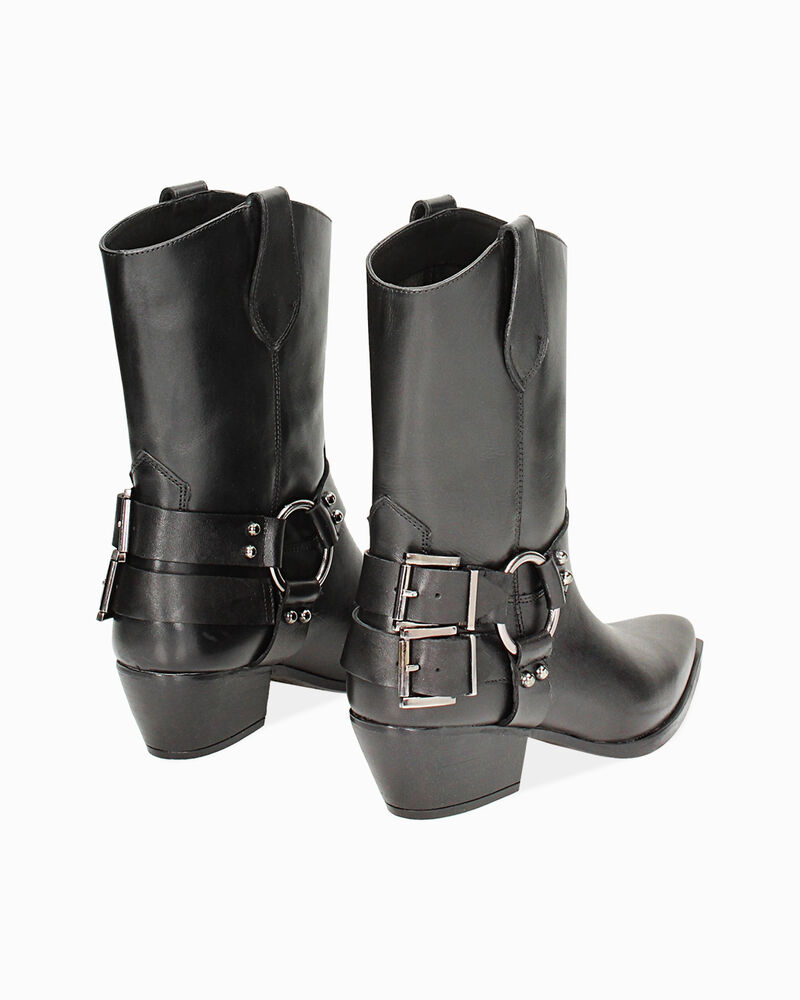 Bottines noires en cuir image number null