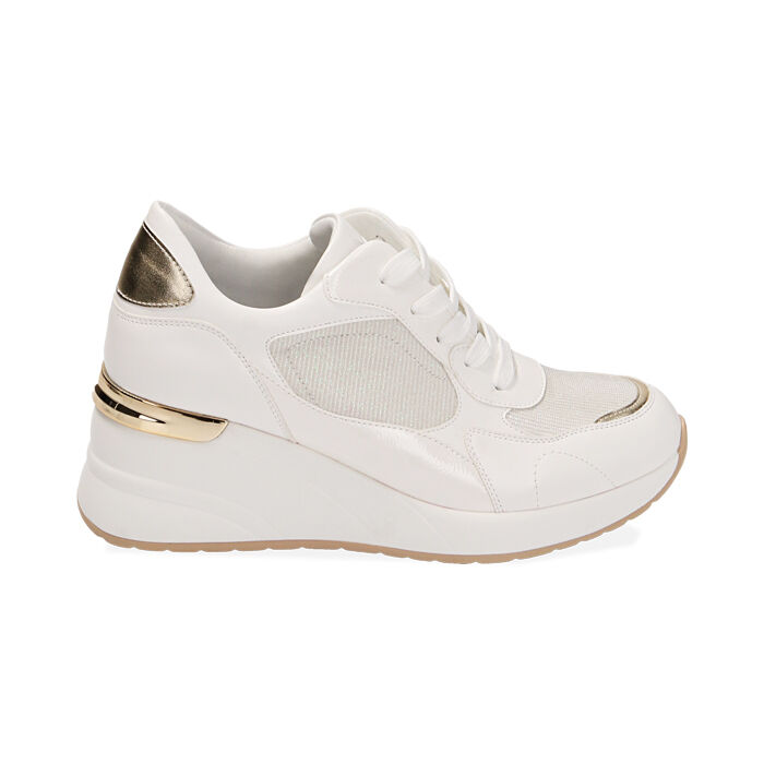 Scarpe con la zeppa bianche top