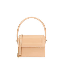 Mini sac femme nude en vernis, Primadonna, 255130057VENUDEUNI, 001a