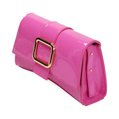 Borsa a spalla rosa in vernice, Primadonna, 215124657VEROSAUNI, 002 preview