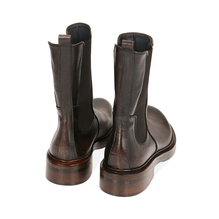 Botas store marron oscuro