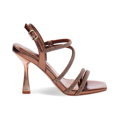Sandales bronze avec talon 9,5 cm, Primadonna, 274912911LPBRON035, 001 preview