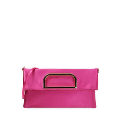 BAG POCHETTE RASO FUCS, Primadonna, 215108714RSFUCSUNI, 001a