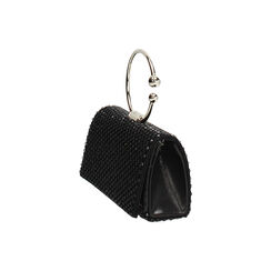 Mini bag nera con pietre luminose, Primadonna, 275102426LPNENEUNI, 003 preview