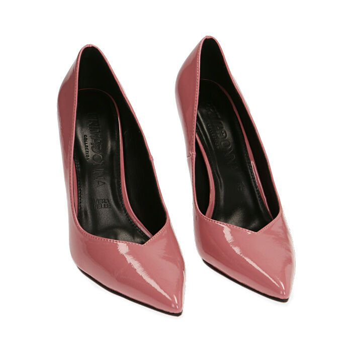 D collet donna rosa antico in naplack tacco 10 5 cm Primadonna