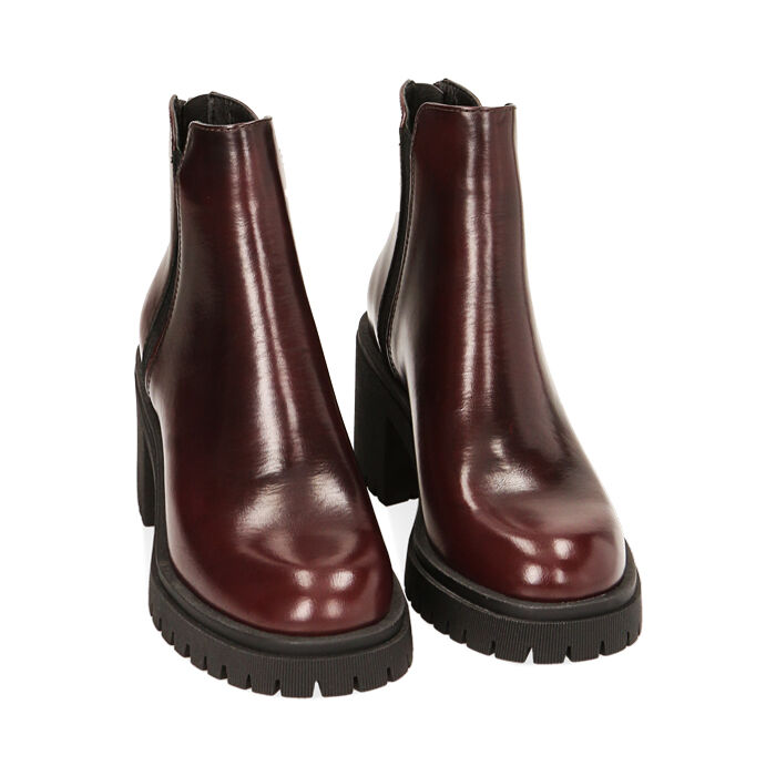 Stivaletti donna bordeaux best sale