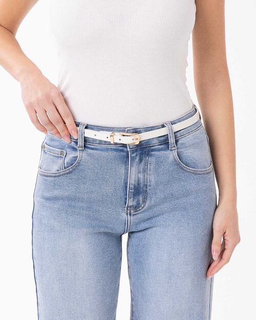 Cintura panna con dettagli eleganti, CREAM