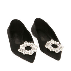 Ballerines noires en lycra, Primadonna, 204966161LYNERO036, 002a