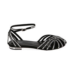 CALZATURA BALLERINA SLINGBACK RASO NERO, Primadonna, 21G472001RSNERO036, 001 preview