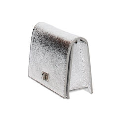 Mini bag argento in laminato crack, Promozioni, 245126053LCARGEUNI, 002 preview