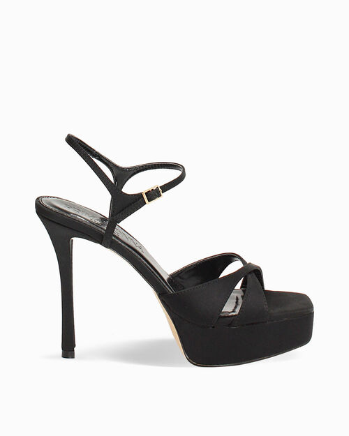 Sandali neri tacco 11,5 cm, BLACK