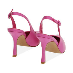 Slingback fucsia, tacco 9,5 cm , SPECIAL WEEK, 192126303EPFUCS038, 004 preview