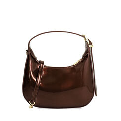 Mini bag testa di moro con tracolla rimovibile, Primadonna, 265125841SEMOROUNI, 001a