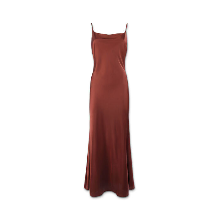 Robe femme cognac, Primadonna, 25C910002TSCOGNM