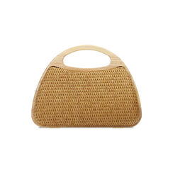 Mini sac femme camel en raphia, Primadonna, 251124099RFCAMEUNI, 004 preview
